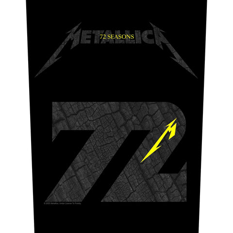 Metallica - Charred 72 Seasons Backpatch