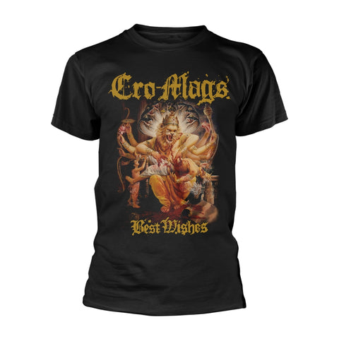 BEST WISHES - GOLD - Mens Tshirts (CRO-MAGS)