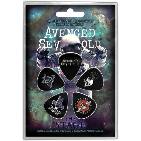 Avenged Sevenfold - Pack of 5 Guitar Picks The Stage