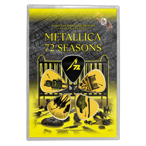 Metallica - Pack of 5 Guitar Pick 72 Seasons