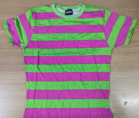 Generic Tops - Green/Pink Stripes Womens Top