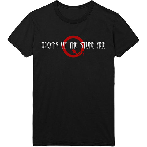 Queens Of The Stone Age - Text Logo Men's T-shirts