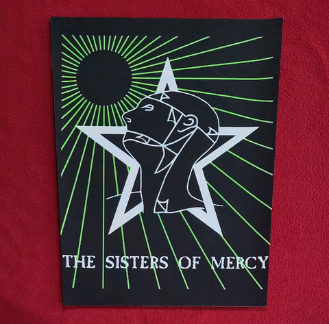 Sisters of Mercy - Green Sunbeam Backpatch