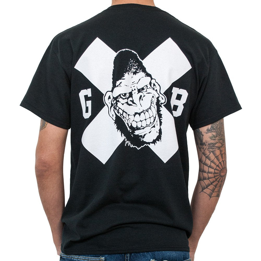 Gorilla Biscuit Gorilla X Backprint Men's Tshirt Punk Rock Shop