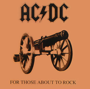 ACDC AC/DC For Those About To Rock Sticker