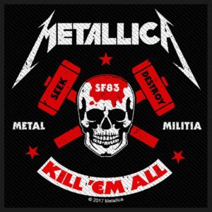 Metallica Metal Militia  Woven Patche