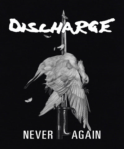 Discharge - Never Again printed backpatch