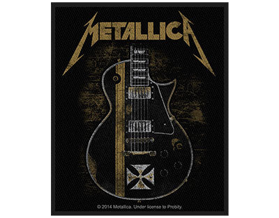 Metallica Hetfield Guitar Woven Patche