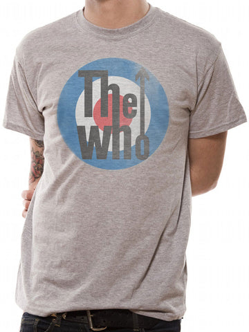 Who Faded Target Logo Mens Tshirt