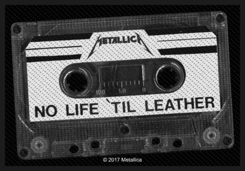 Metallica No Life Til Leather Woven Patche