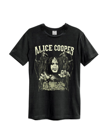 Alice Cooper Amplified Reapers Mens Tshirt