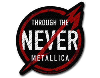 Metallica Through the Never Woven Patche