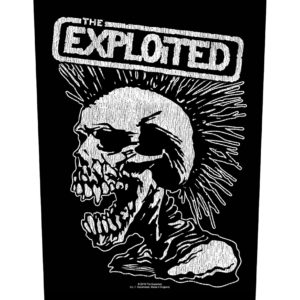 Exploited - Vintage Skull Backpatch