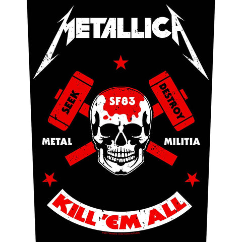 Metallica - Metal Milita Backpatch