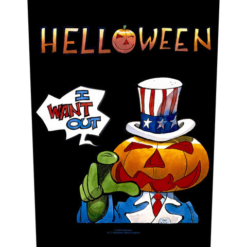 Helloween - I Want Out Backpatch