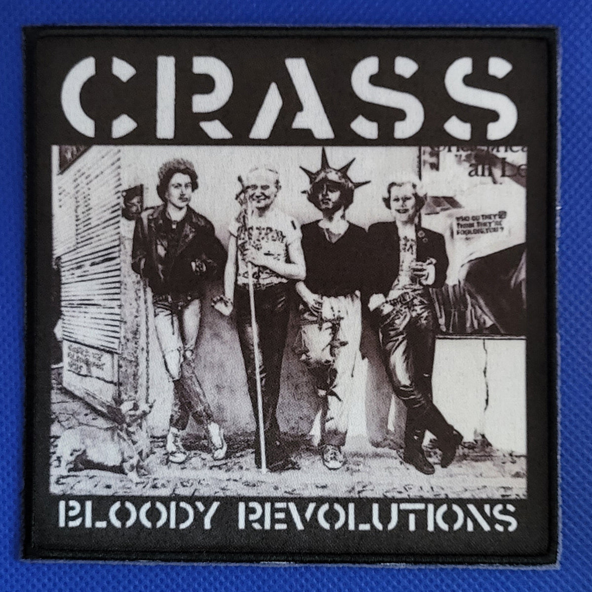 Crass Bloody Revolutions T-shirt à manches longues - Hardcore Punk Rock Crass Bloody Revolutions T-shirt à manches longues - Hardcore Punk Rock