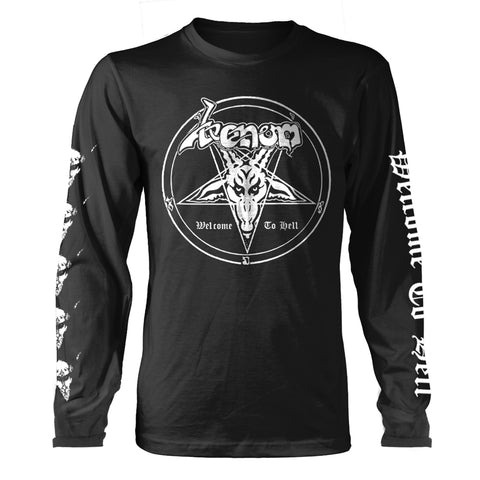 WELCOME TO HELL (WHITE) - Mens Longsleeves (VENOM)