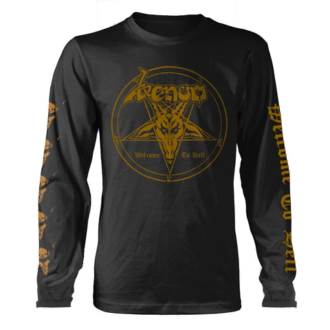 WELCOME TO HELL (GOLD) - Mens Longsleeves (VENOM)