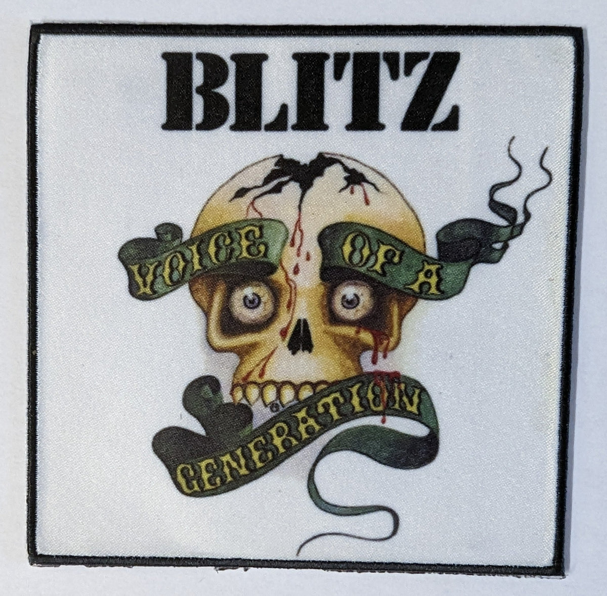 Blitz - Voice Of A Generation Patch – Punk Rock Shop