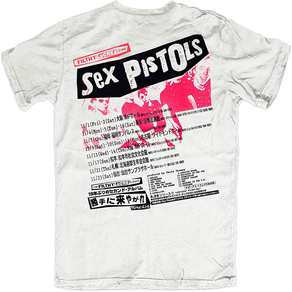 Sex Pistols - Filthy Lucre Japan Men's T-shirt – Punk Rock Shop