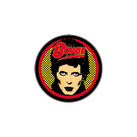 David Bowie Ziggy Stardust Badge