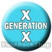 Generation X Logo on Blue Badge