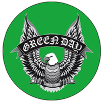 Green Day Eagle Badge