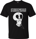 Subhumans - Skull Mens T-shirt