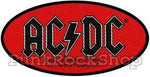 ACDC AC/DC Oval Logo Woven Patche