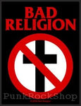 Bad Religion No Cross Printed Patche