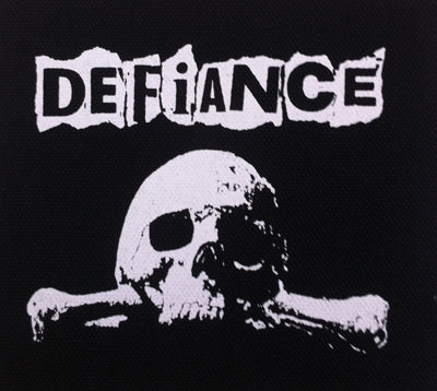 Defiance Skull Printed Patche