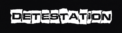Detestation - Logo Printed Patch