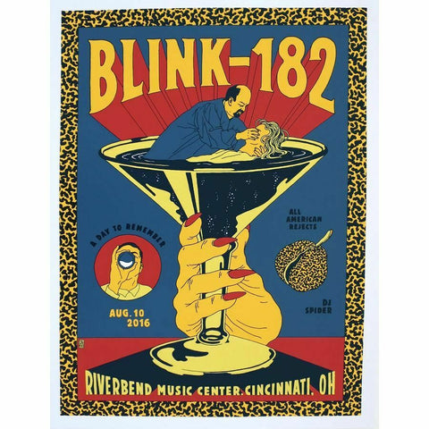 Blink 182 - 2016 Tour Gig Poster