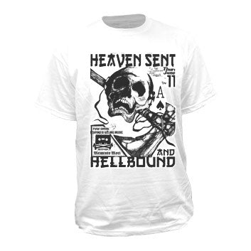 Various Punk Heaven Sent and Hellbound Mens Tshirt