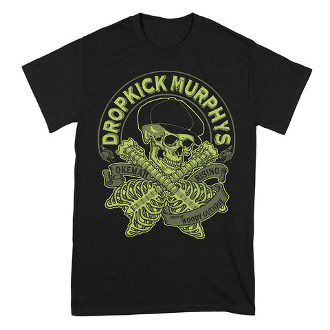 Dropkick Murphys - Skelly Guitar Bones Men's T-shirt