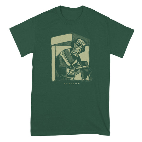 Hot Water Music - Caution Green Men's T-shirt