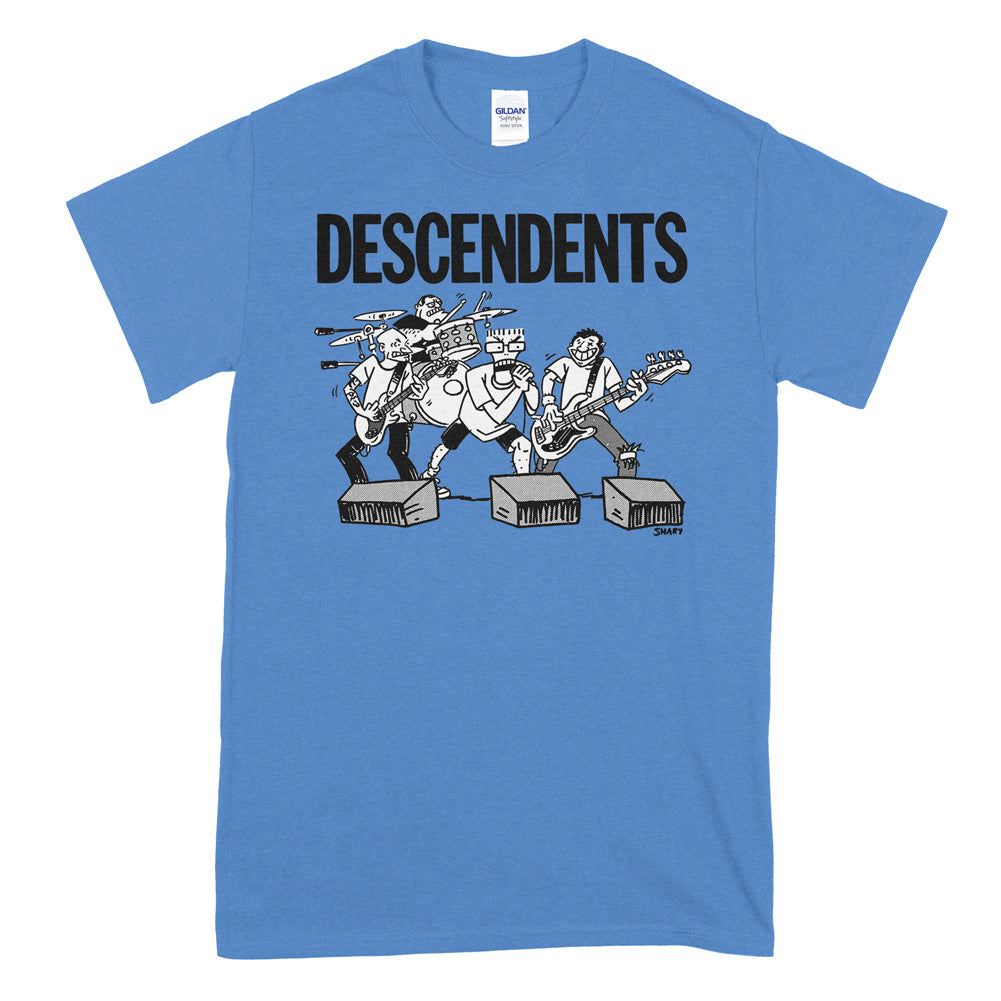 Descenders Merch Descendents - Live Cartoon Blue Men's T-shirt – Punk Rock Shop