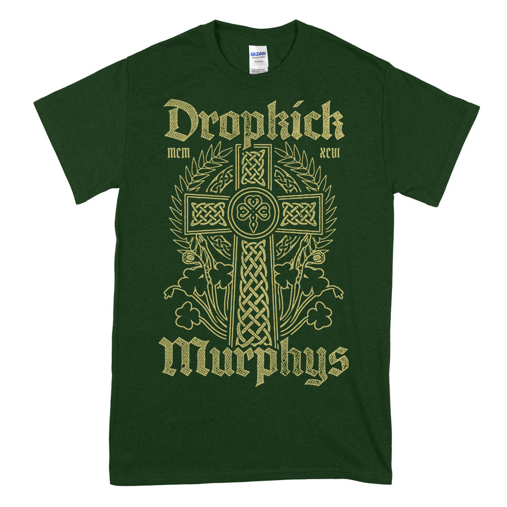 Dropkick Murphys T-Shirt Ufficiale Cursive – Nero, 100% Cotone, Taglia M, Vestibilità Regular
