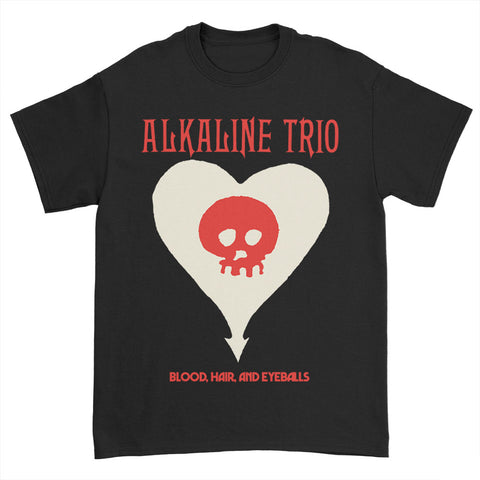 Alkaline Trio - Blood, Hair and Eyeballs Heart Skull Men's T-shirt