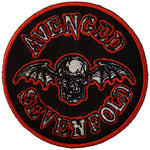 Avenged Sevenfold - Deathbat Orange Border Woven Patch