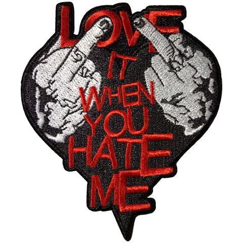 Avril Lavigne - Love It When You Hate Me  Woven Patch