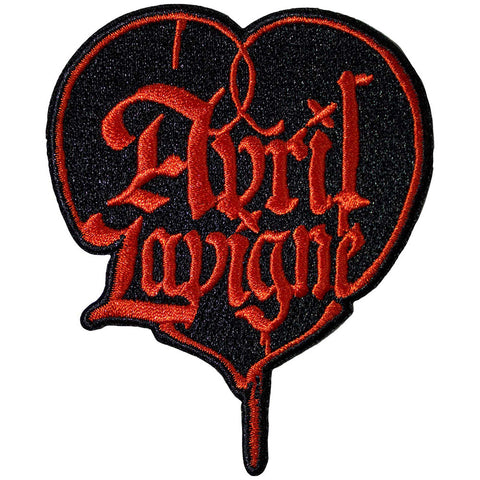 Avril Lavigne - Heart Woven Patch