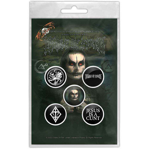 Cradle of Filth - Hammer of the Witches Badge Pack