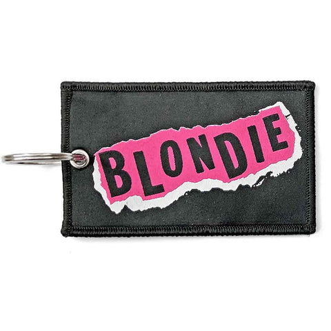 Blondie -  Punk Logo Patch Key Ring