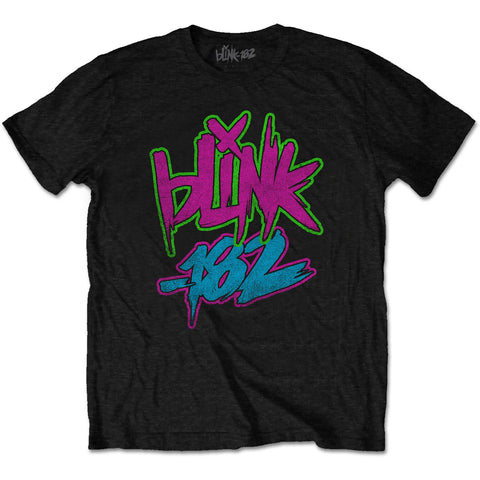 Blink - 182 - Neon Logo Men's T-shirt