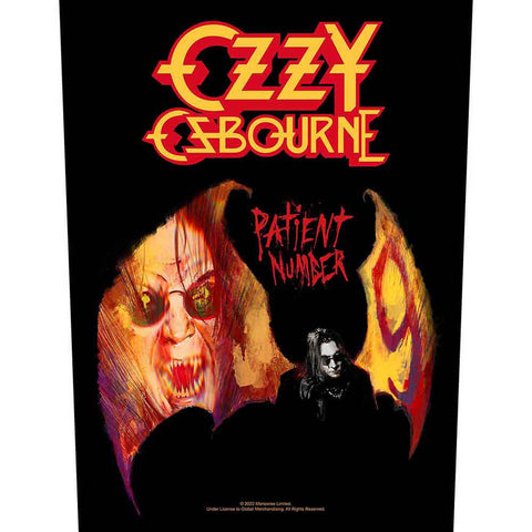 Ozzy Osbourne - Patient No.9 Backpatch