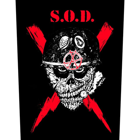 Stormtroopers of Death  - Scrawled Lightning Backpatch