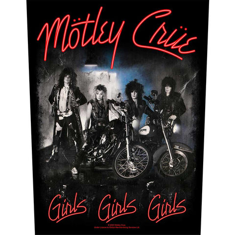Motley Crue - Girls, Girls, Girls Backpatch