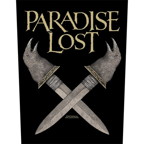 Paradise Lost - Obsidian Dagger Backpatch