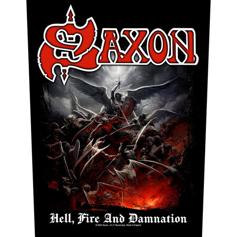 Saxon - Hell, Fire and Damnation Backpatch